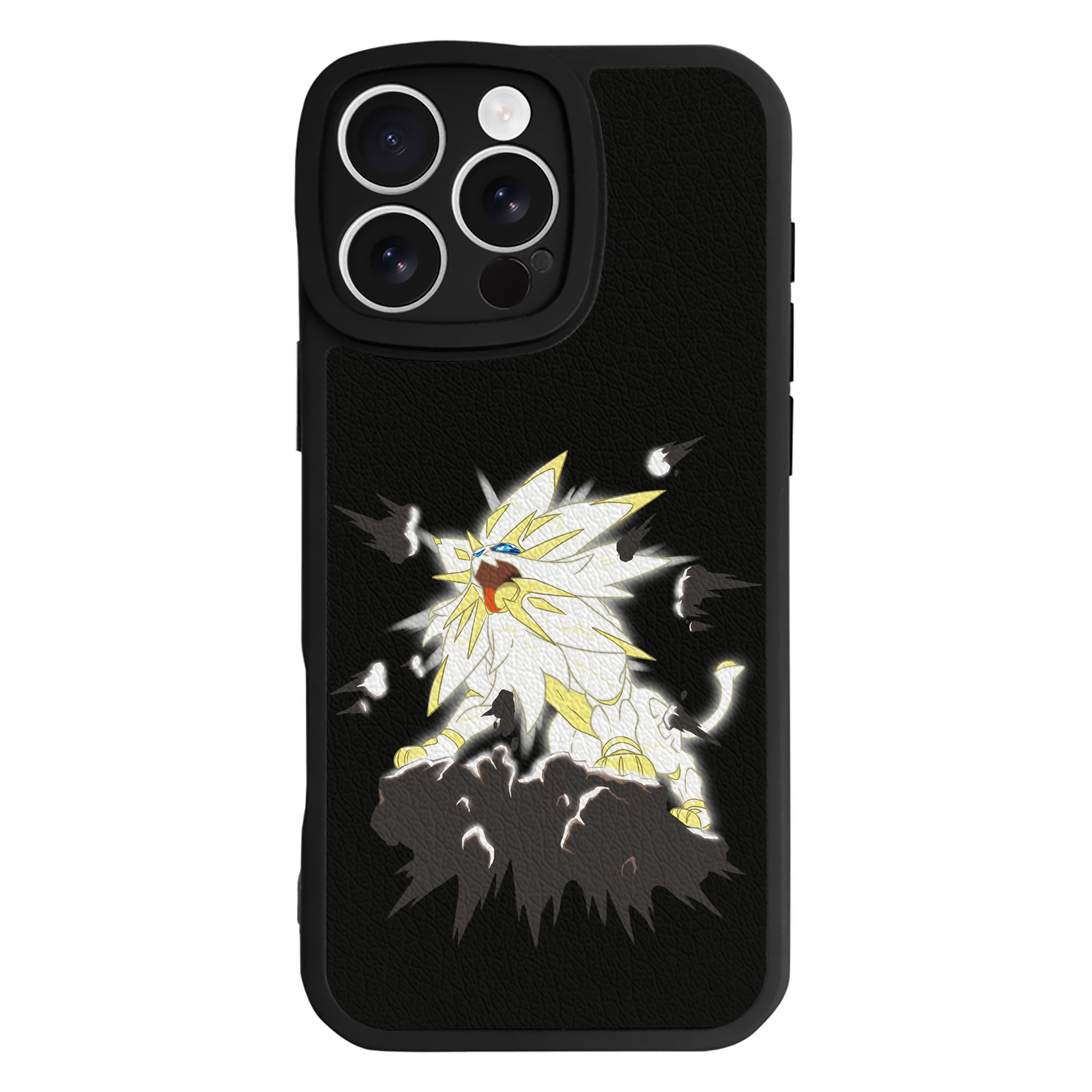 （画像用） ポケットモンスター Pokémon 【iPhone 16シリーズ対応】シリコンスマホケース（レザー調） 材質：シリコン